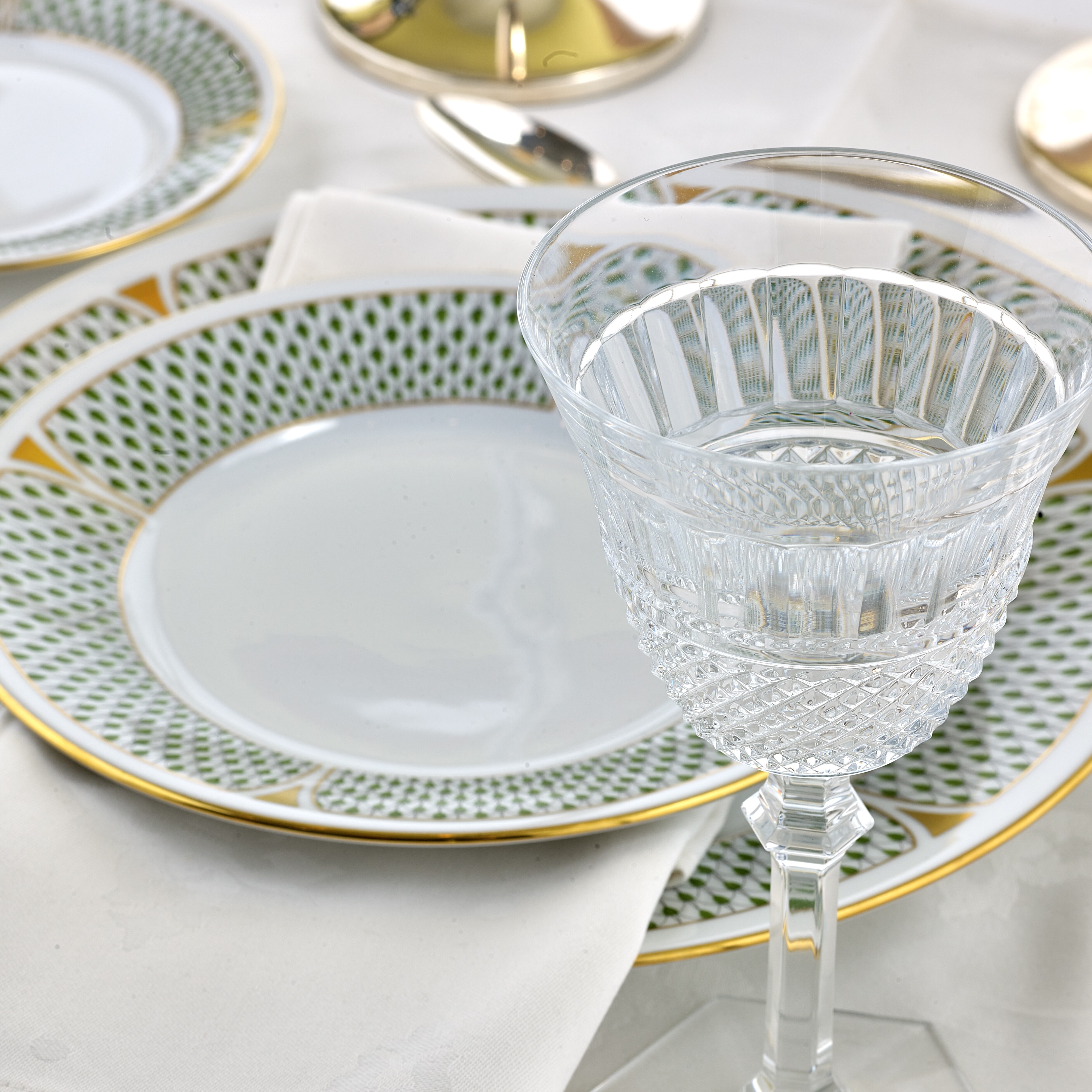 Herend Art Deco, Forest Green